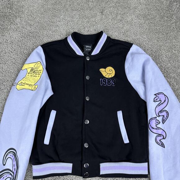 Disney Ursula Sea Witch Jacket Womens Medium Varsity Hot Topic Little Mermaid - Picture 3 of 13